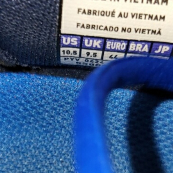 Mizuno Wave Enforce Tour OC Blue Leather Athletic Running Sneaker Shoe Men 10.5 - Picture 5 of 8